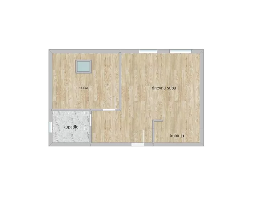 Stan,NOVI SAD,PODBARA,kv: 41.00, € 111000, ID: 1100735 12