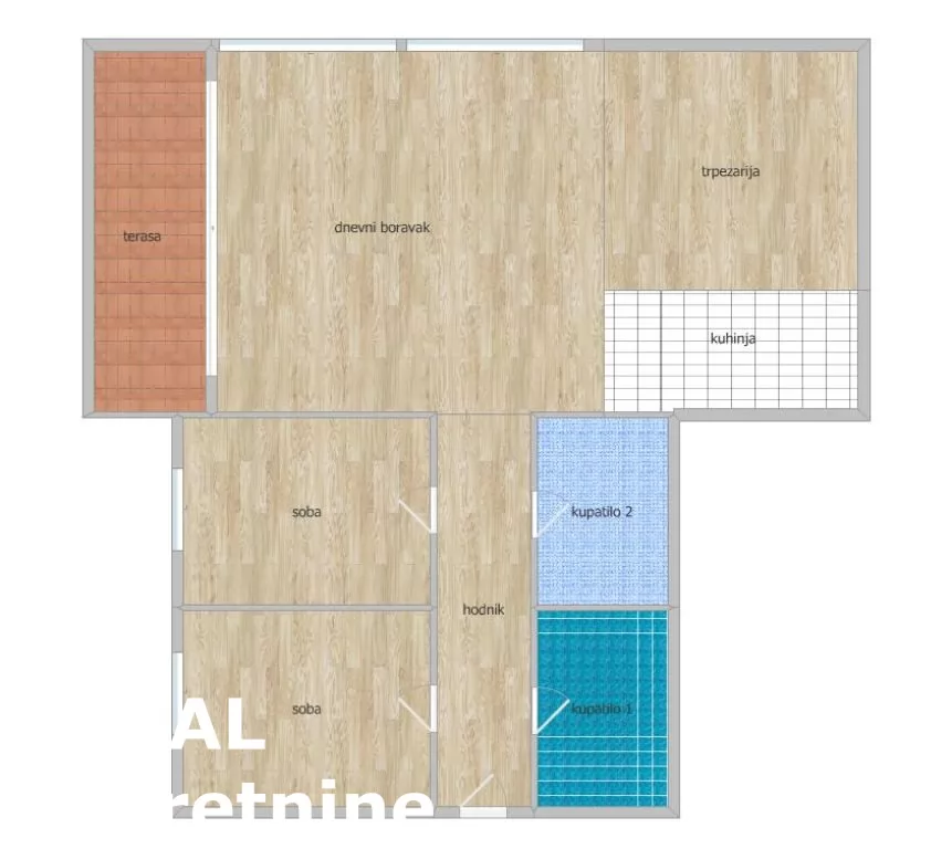 Stan,NOVI SAD,SAJAM,kv: 82.00, € 254200, ID: 1101054 31