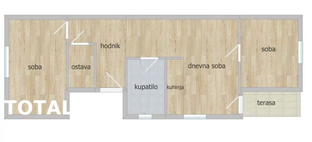 Stan,NOVI SAD,TELEP,kv: 56.00, € 110000, ID: 1101328 13