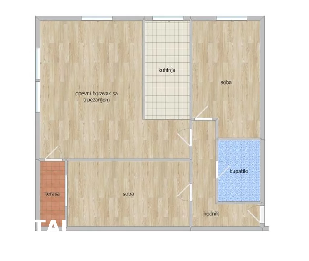 Stan,NOVI SAD,TELEP,kv: 56.00, € 167380, ID: 1100966 24