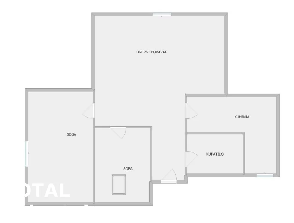 Stan,NOVI SAD,TELEP,kv: 60.00, € 120000, ID: 1100935 2