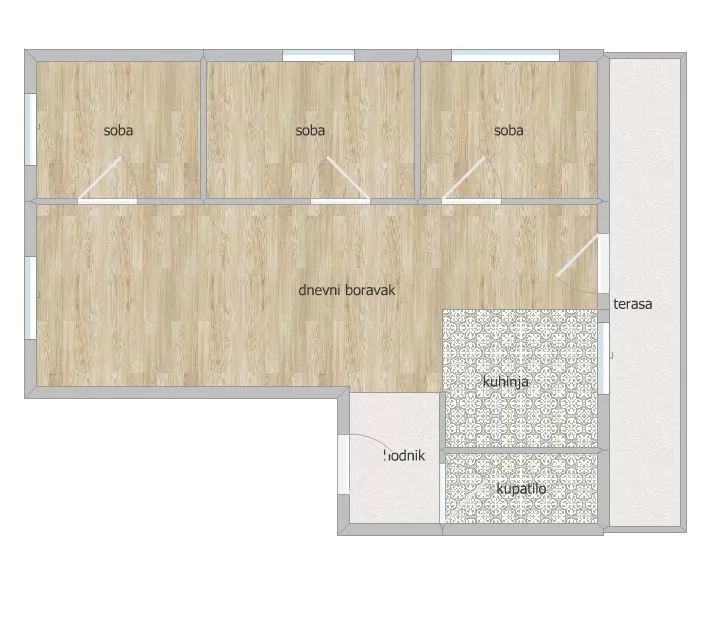 Stan,NOVI SAD,TELEP,kv: 72.00, € 180000, ID: 1099950 2