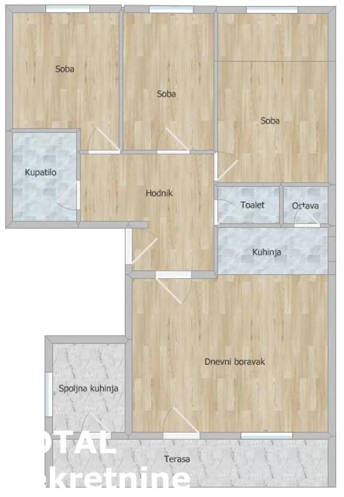 Stan,NOVI SAD,VETERNIČKA RAMPA,kv: 86.00, € 206000, ID: 1101114 24