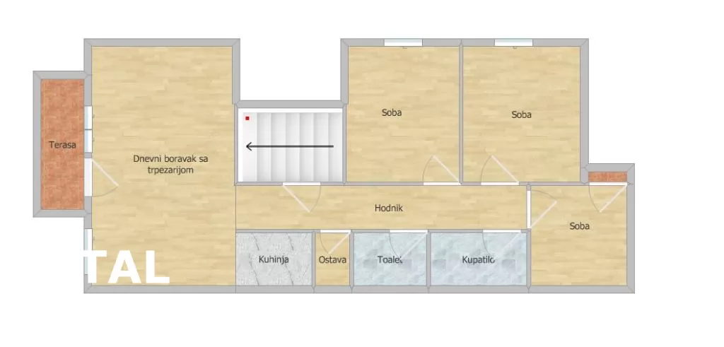 Stan,PETROVARADIN,ALIBEGOVAC,kv: 78.00, € 165000, ID: 1101010 11