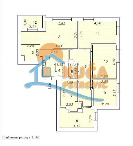 četvorosoban stan, 98.22 m2, Palilula, Stevana Sremca ID: p-015140 6