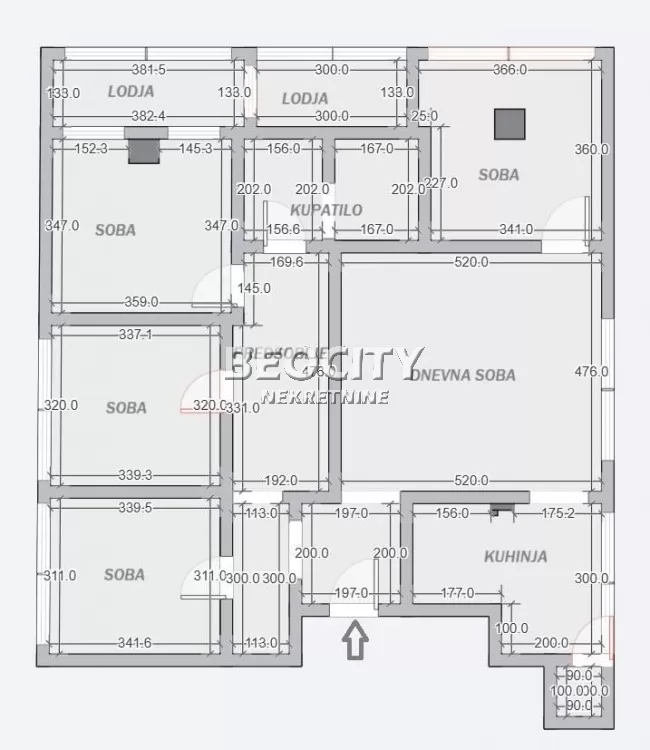 Petosoban stan, 119 m2, Dorćol, Gospodar Jovanova ID: 124682 18