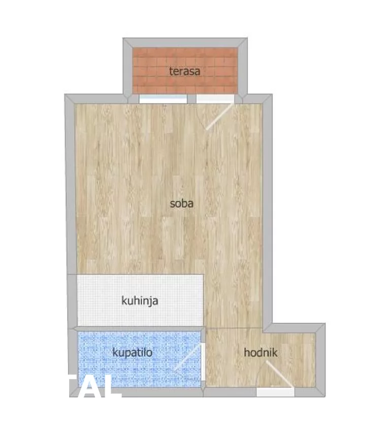 Stan,NOVI SAD,NOVA DETELINARA,kv: 25.00, € 86410, ID: 1101583 10