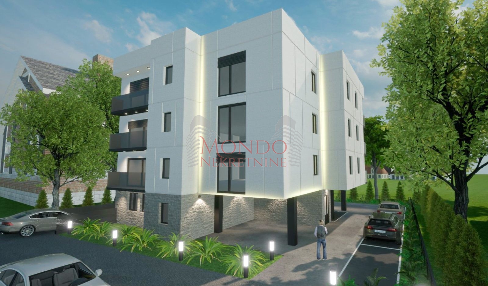 Dvoiposoban stan u novoj zgradi u blizini restorana Paris lux 2