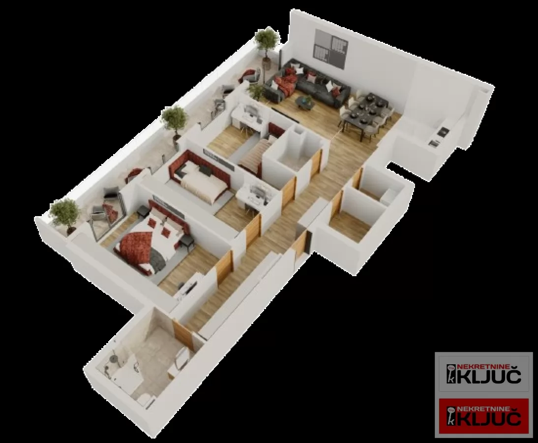 SALAJKA, 106m2, Četvorosoban sa pdv, Porodičan 1