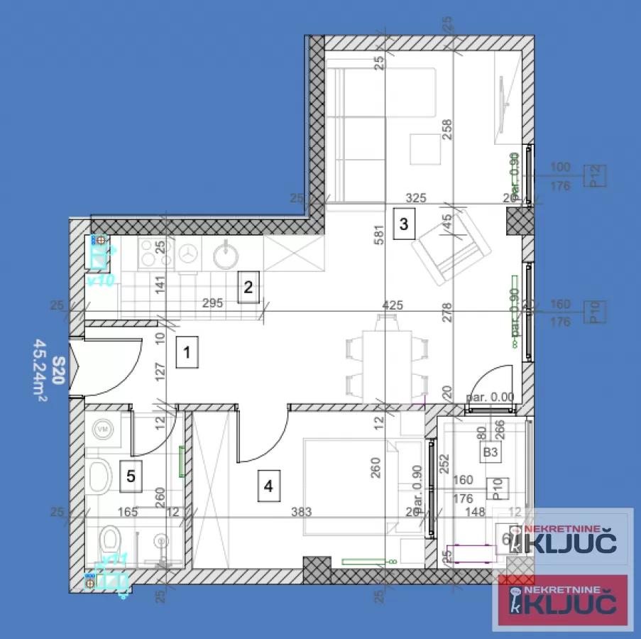 SALAJKA, 46m2, Dvosoban sa pdv, Izgradnja 2