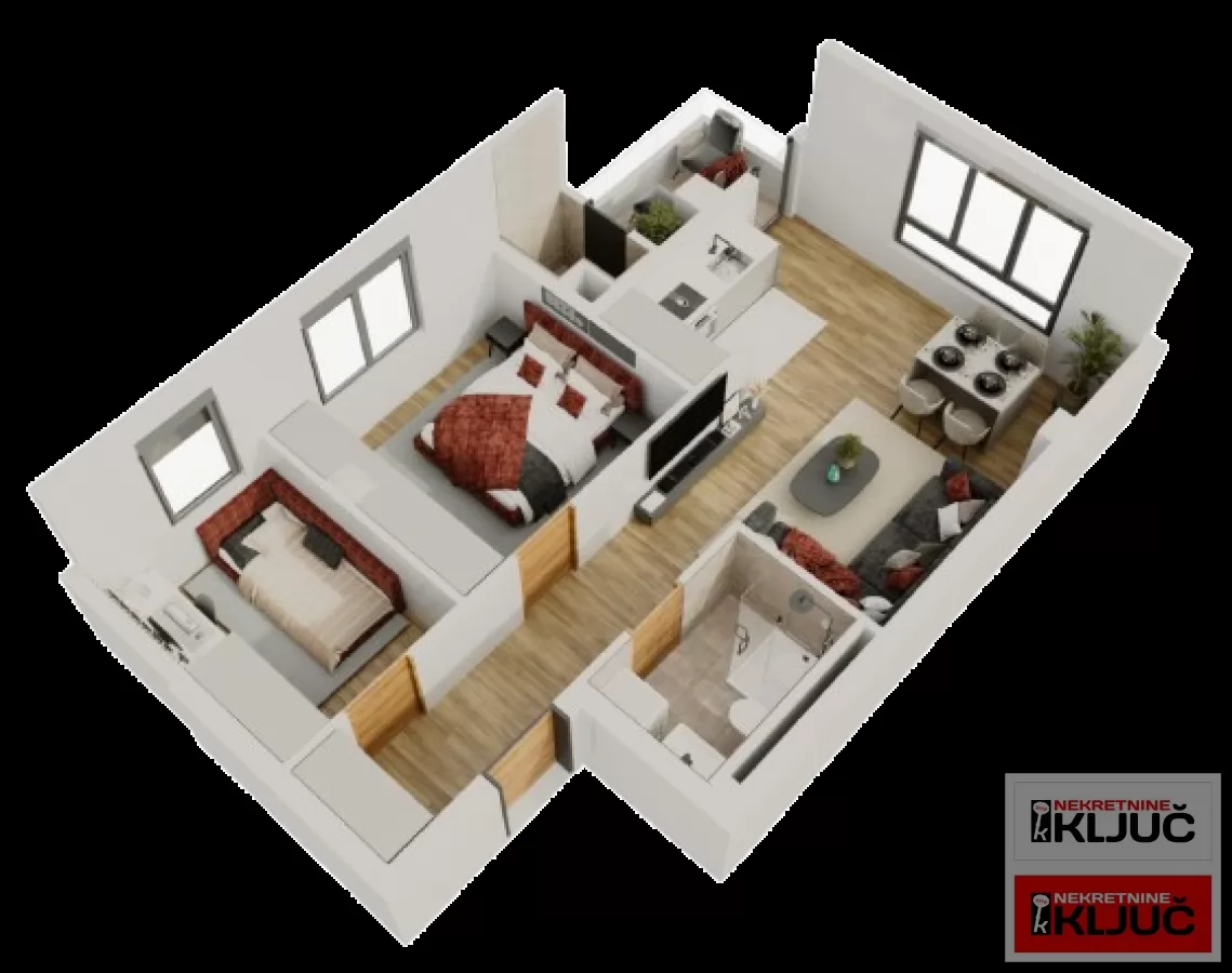 SALAJKA, 56m2, Dvoiposoban sa pdv 1