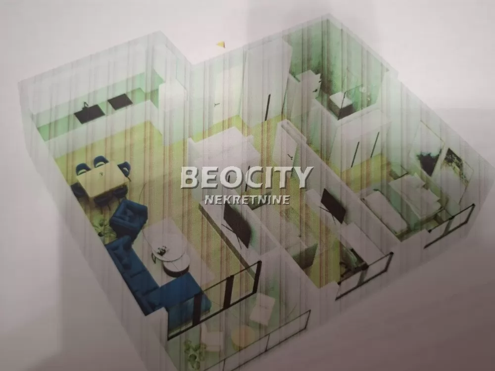 Trosoban stan, 70 m2, Bežanijska kosa, Vojvođanska ID: 124971 2