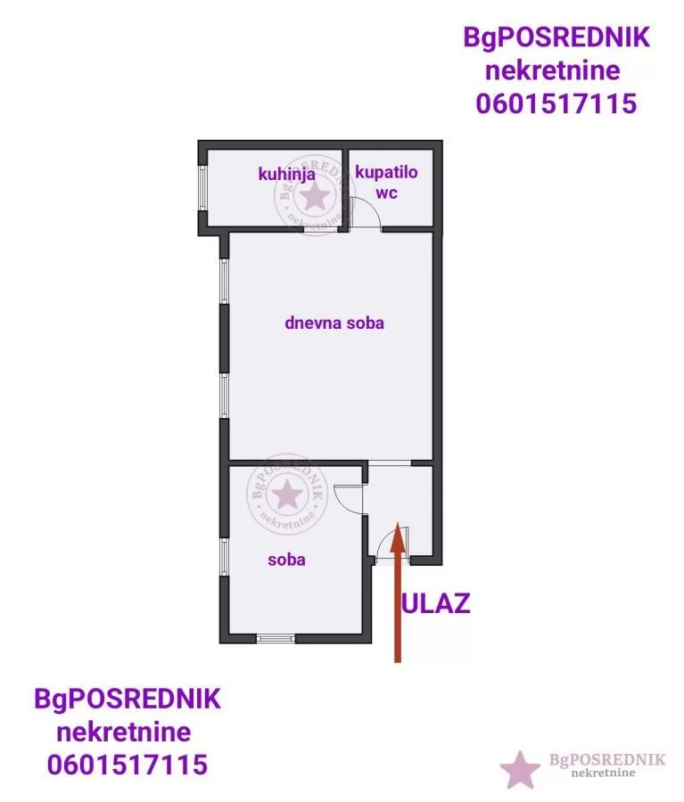 Čukarica, Julino brdo, Petra Lubarde, 42m2 2