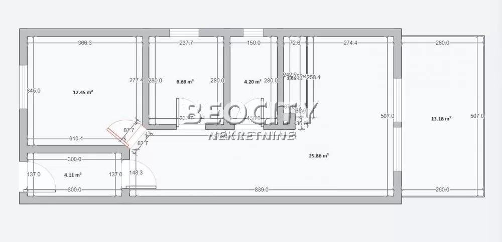 Dvosoban stan, 57 m2, Mirijevo, Jovanke Radaković ID: 125016 3