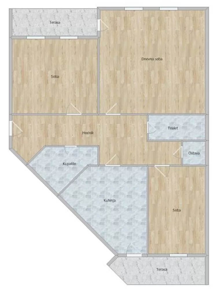 Stan,NOVI SAD,NOVO NASELJE - SAVINA,kv: 73.00, € 185000, ID: 1101641 14