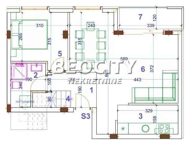 četvorosoban stan, 81 m2, Sremska Kamenica ID: 125027 2