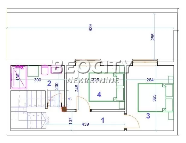 četvorosoban stan, 81 m2, Sremska Kamenica ID: 125027 6