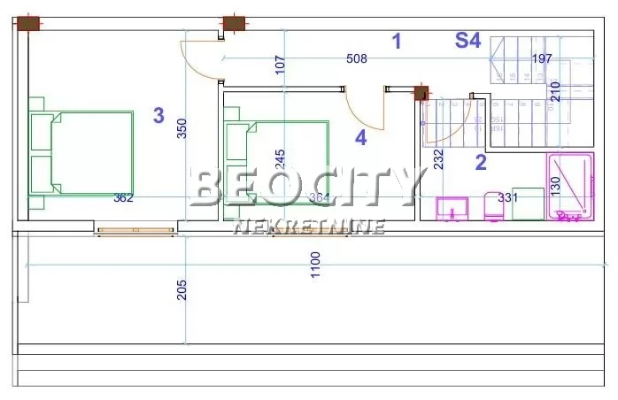 Dvosoban stan, 95 m2, Sremska Kamenica, Jablanova ID: 125028 5