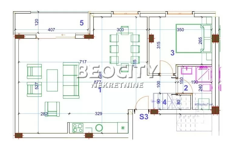Dvosoban stan, 97 m2, Sremska Kamenica ID: 125020 2