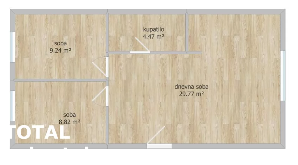 Stan,NOVI SAD,ADICE,kv: 53.00, € 87450, ID: 1101677 1