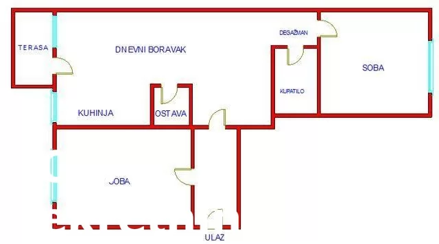 Stan,NOVI SAD,ZELEZNICKA STANICA,kv: 69.00, € 160000, ID: 1101672 13