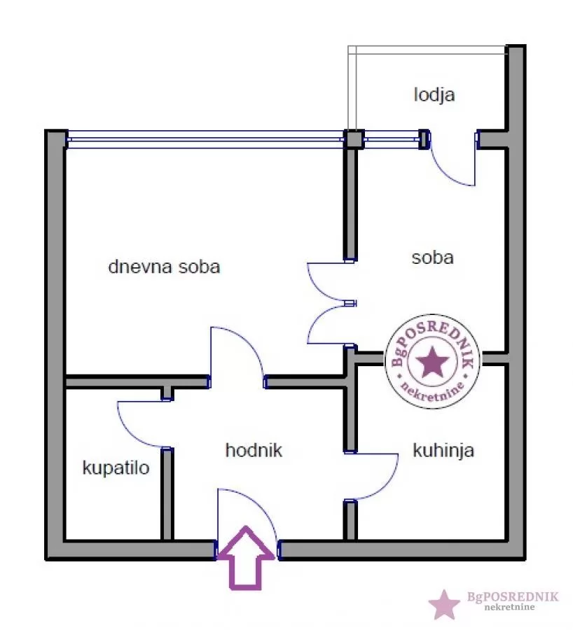 Zvezdara, Mirijevo I, Mirijevski venac, 41m2 2