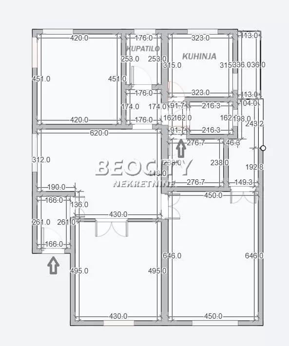 četvorosoban stan, 113 m2, Senjak ID: 125088 14