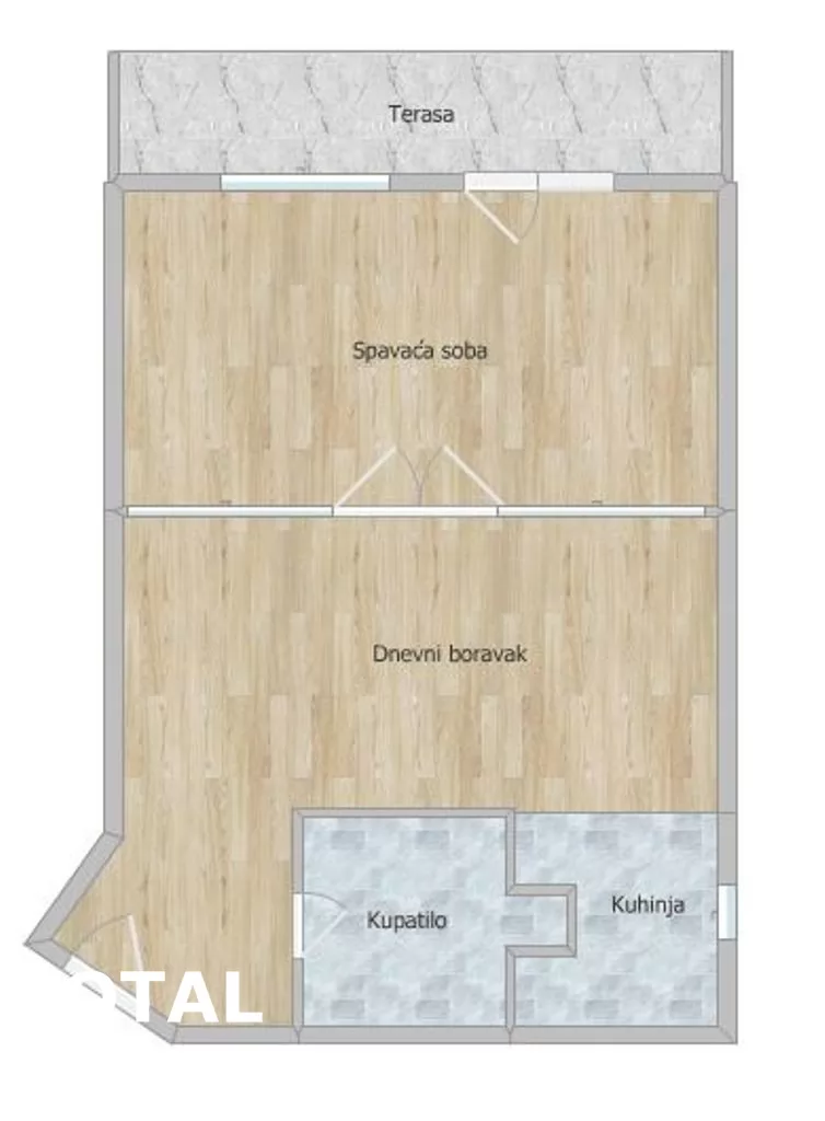 Stan,NOVI SAD,GRBAVICA,kv: 53.00, € 143400, ID: 1101725 12