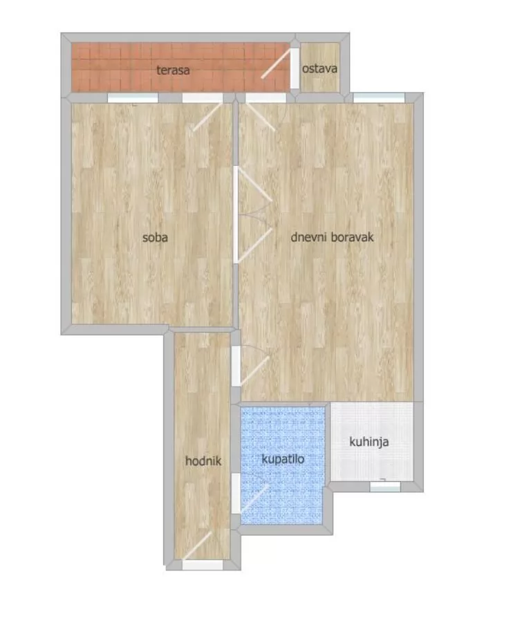 Stan,NOVI SAD,NOVA DETELINARA,kv: 49.00, € 140000, ID: 1101744 17