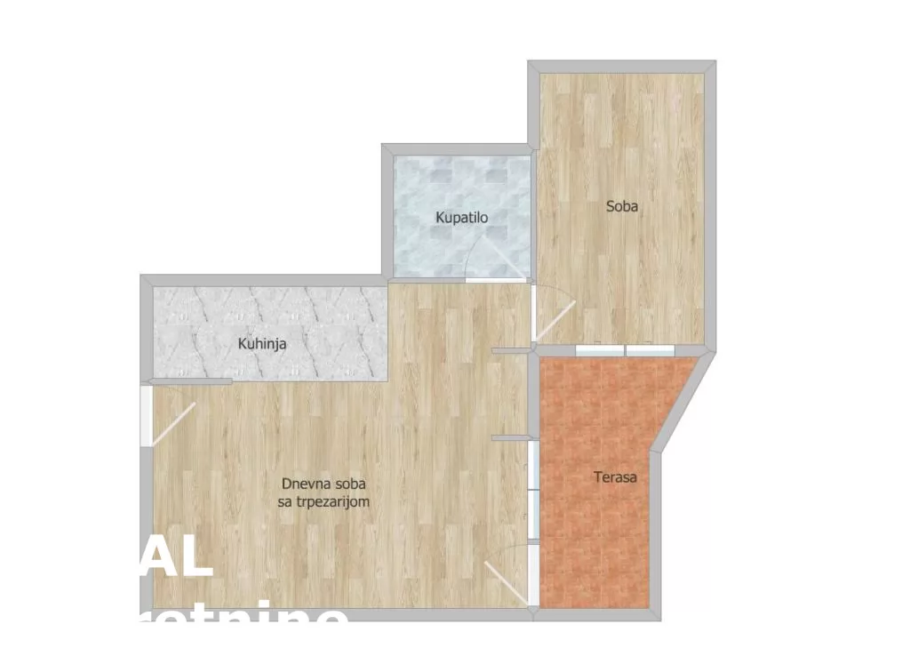 Stan,NOVI SAD,TELEP,kv: 42.00, € 129000, ID: 1101788 9