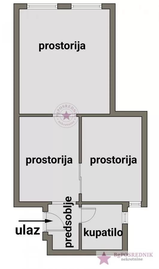 Stari grad, Trg Republike, Dositejeva, 50m2 2