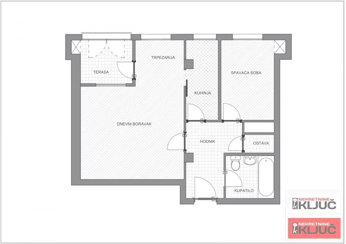 Izdaje se dvosoban stan na Sajmu 9