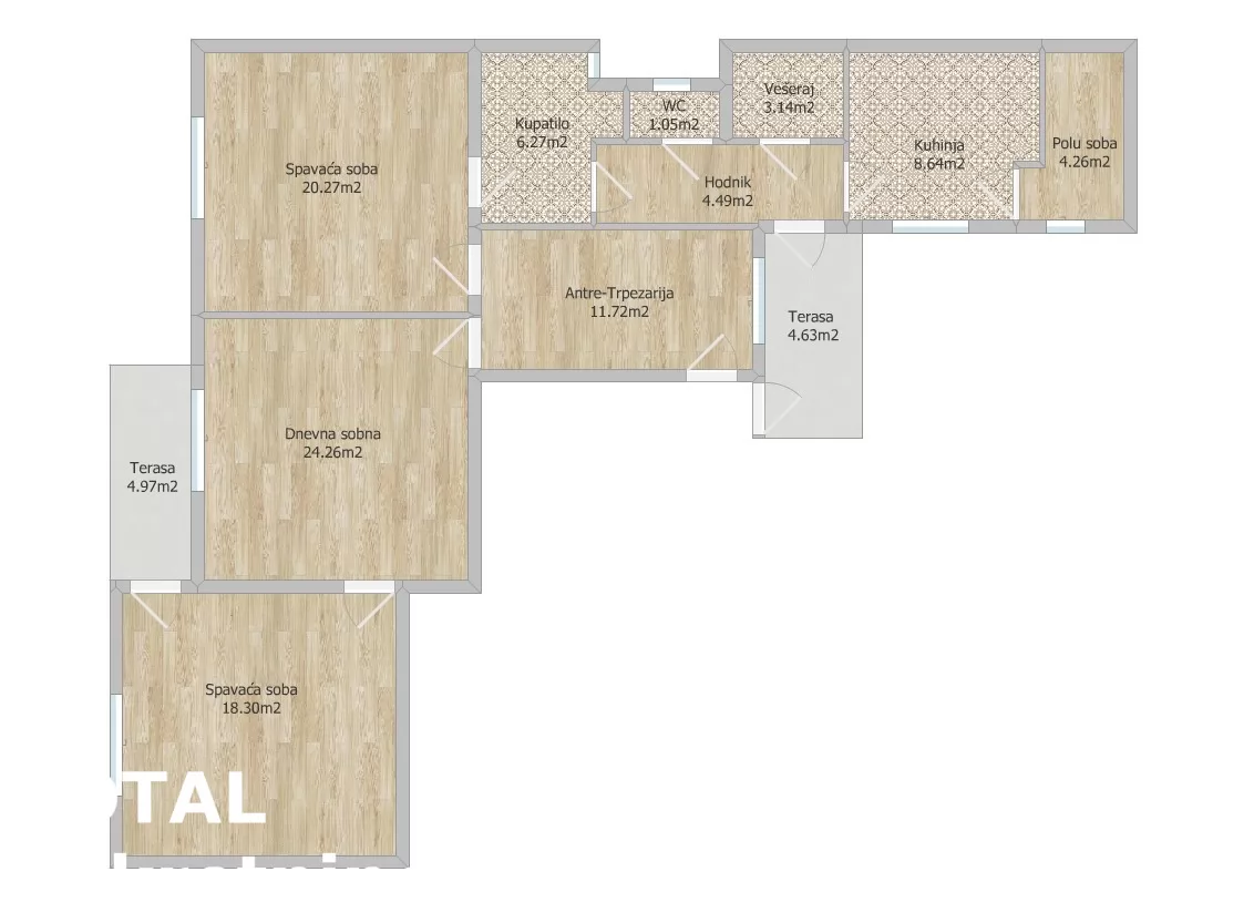 Stan,NOVI SAD,CENTAR,kv: 112.00, € 360000, ID: 1101844 31