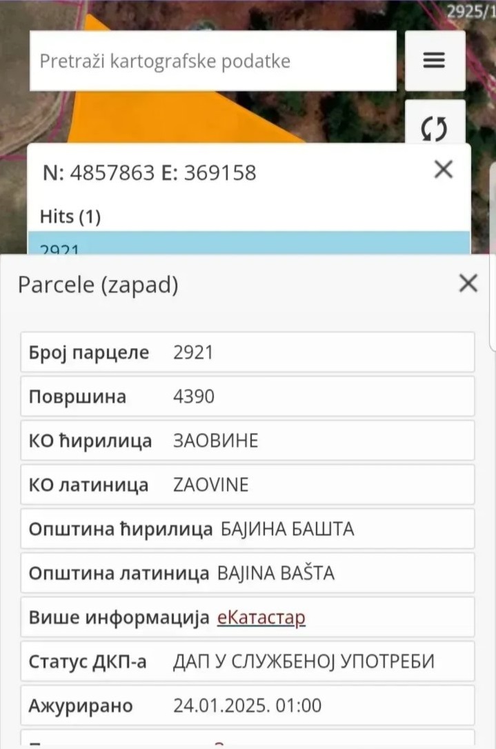 Zaovine Vasiliči  44ara 5