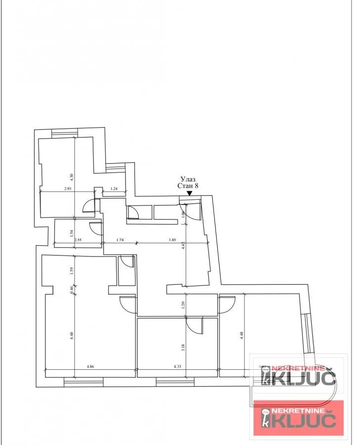 KOD IZVRŠNOG VEĆA, 112m2, Četvorosoban, Renoviran 13