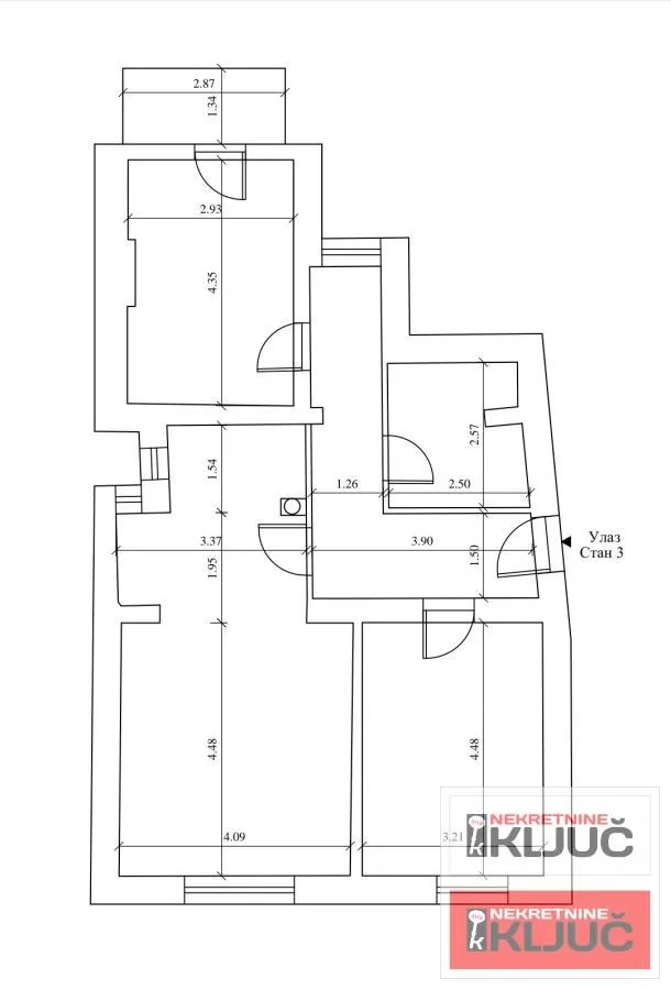 KOD IZVRŠNOG VEĆA, 75m2, Trosoban, Renoviran 14