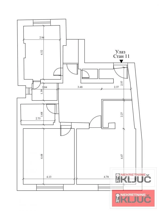 KOD IZVRŠNOG VEĆA, 85m2, Trosoban, Renoviran 13