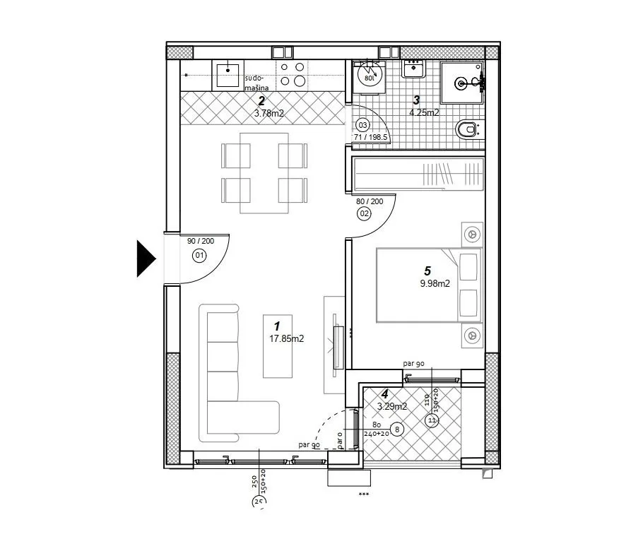 Stan,NOVI SAD,TELEP,kv: 38.00, € 89770, ID: 1101402 1