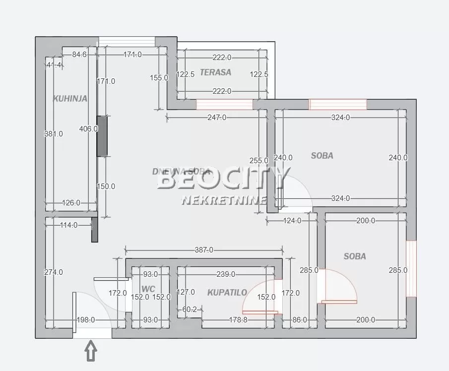 Dvosoban stan, 52 m2, Rakovica, Kraljice Jelene ID: 124113 16