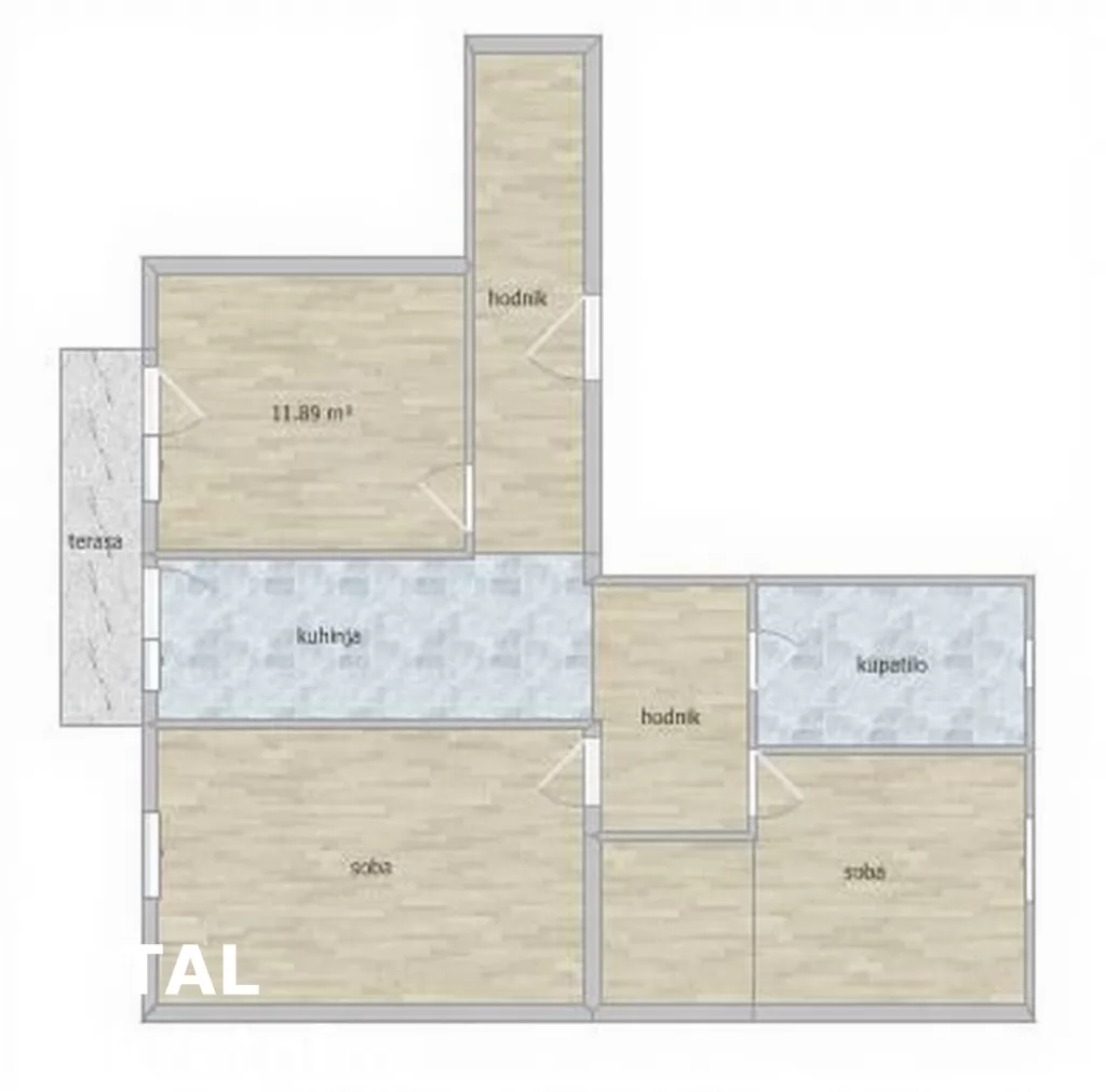 Stan,NOVI SAD,CENTAR,kv: 67.00, € 154100, ID: 1101775 2