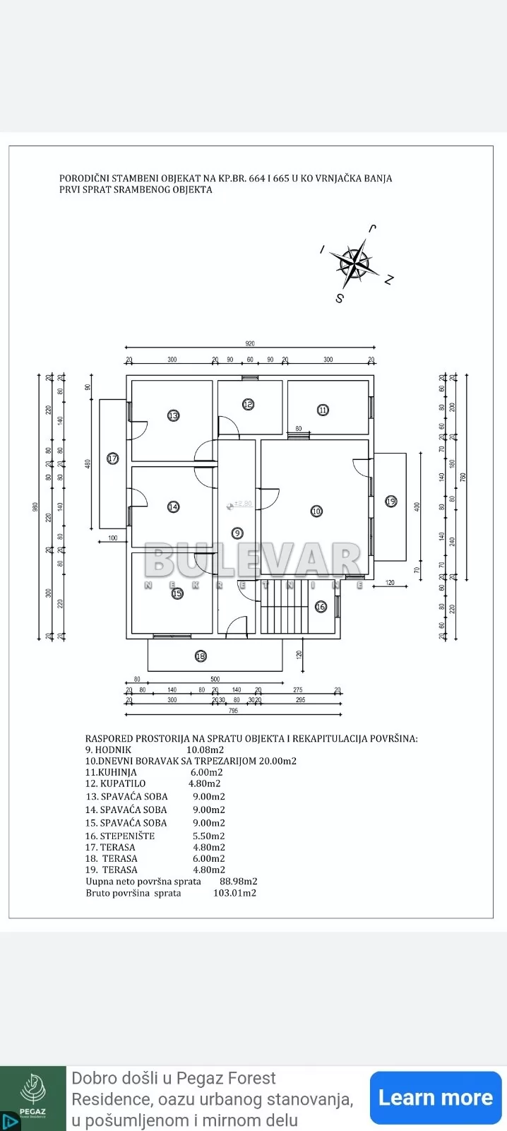 četvorosobna kuća, 230 m2, Olimpijska ulica ID: p-015359 16