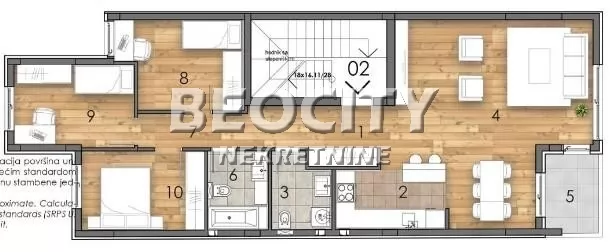 četvorosoban stan, 95 m2, Telep, Kotorska ID: 125171 2
