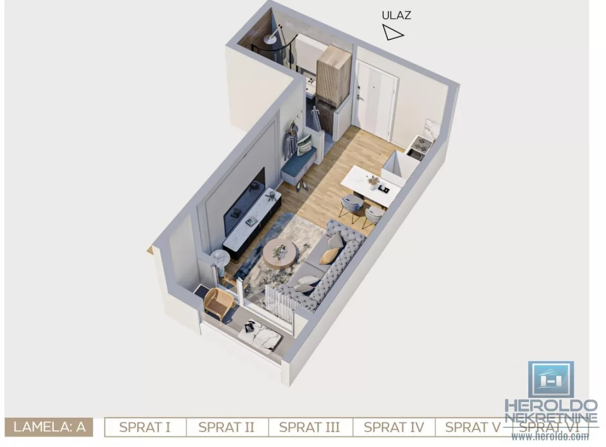 Stanovi u izgradnji -GARSONJERA 1