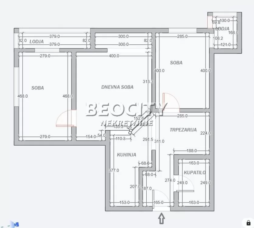 Trosoban stan, 72 m2, Altina, Ugrinovački put 22. deo ID: 16143 17