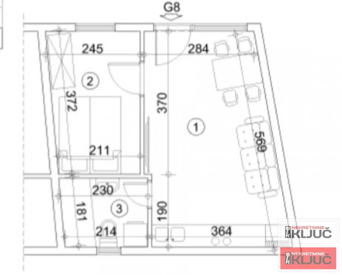 ADICE, 30m2, Jednoiposoban, Useljiv 12