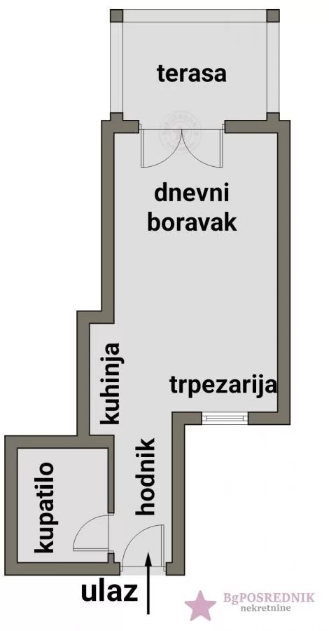 Voždovac, Vojvode Stepe, Kačerska, 38m2 2