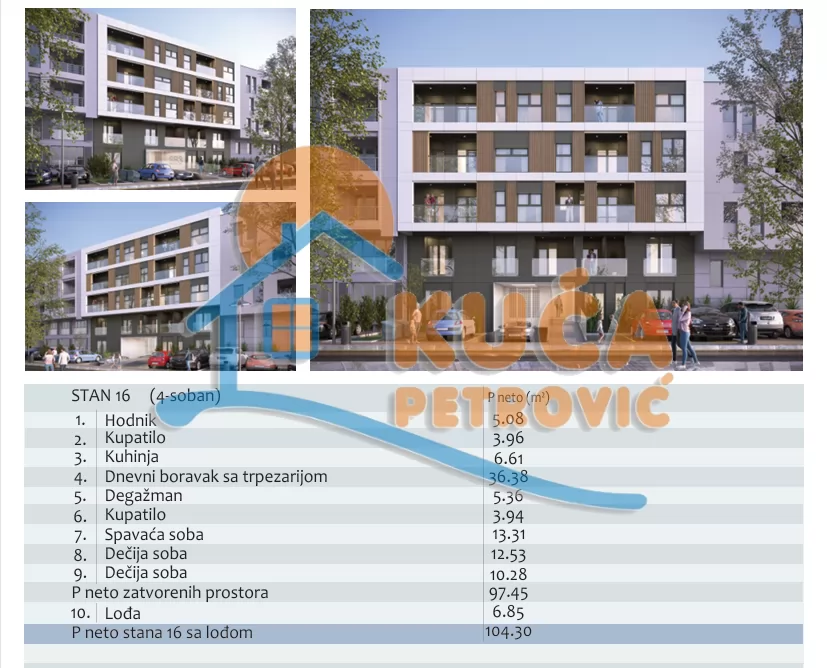 četvorosoban stan, 104 m2, Čair, Filipa Višnjića ID: p-014713 3