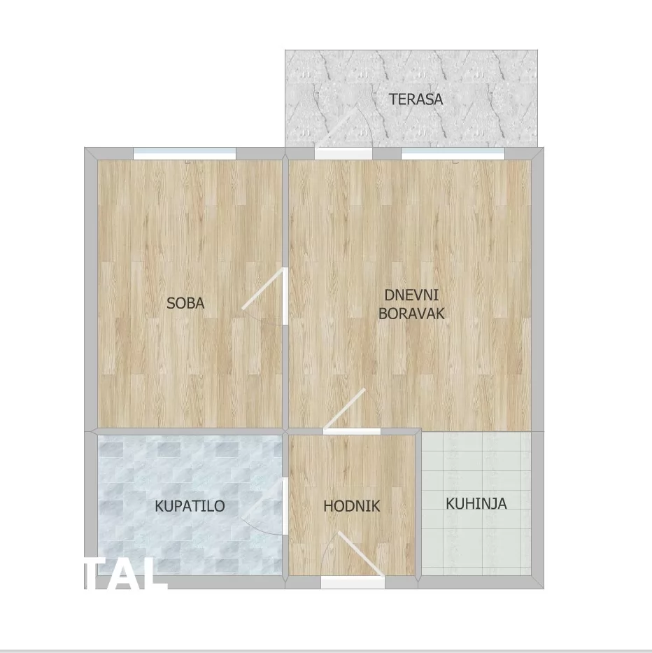 Stan,NOVI SAD,BULEVAR EVROPE,kv: 43.00, € 130000, ID: 1101666 11