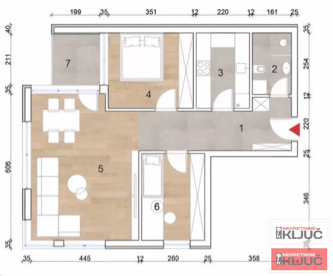 TELEP, 70m2, Trosoban sa pdv, Pred useljenjem 1
