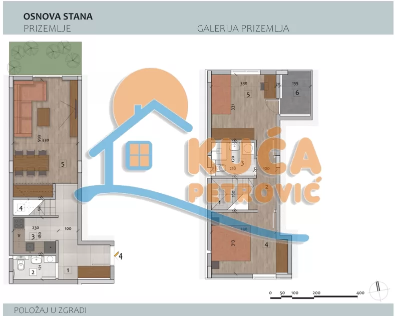 Trosoban stan, 71 m2, Čair, Filipa Višnjića ID: p-014724 2